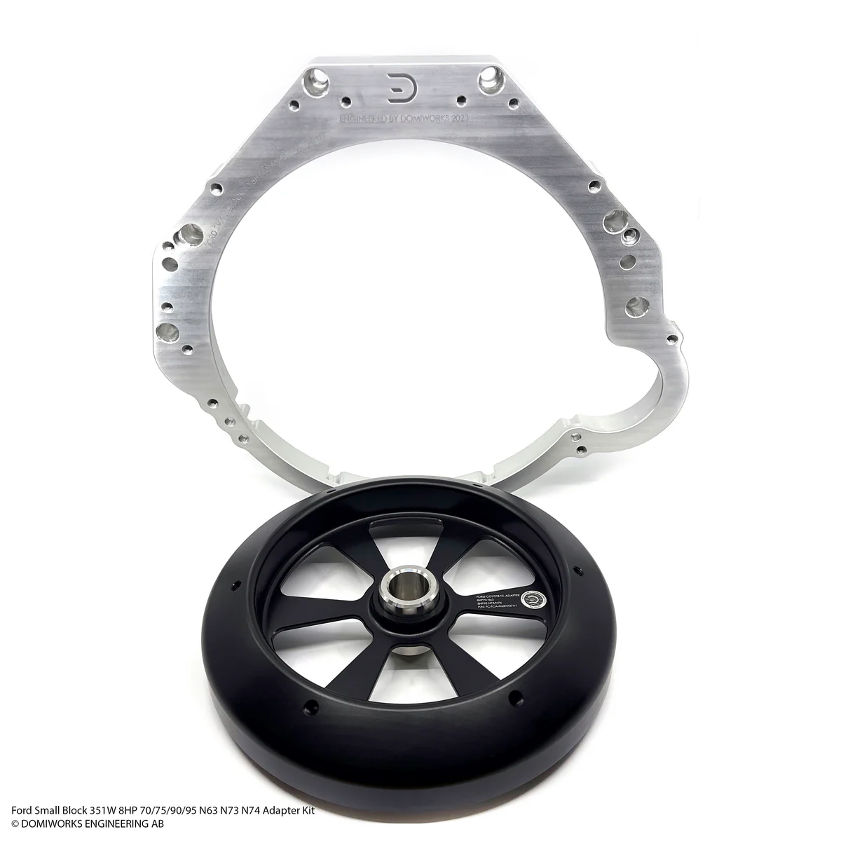 DomiWorks Engineering - FORD SMALL BLOCK 289 302 351C 351W 8HP 70/75/90/95 N63 N73 N74 ADAPTER KIT