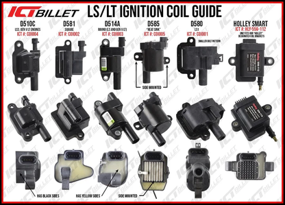 ICT Billet - LS/LT Remote Mount Coil Brackets - D580 D510C