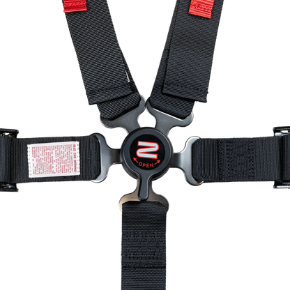 Zamp Race Seat Harness Youth Black 2\q 5 Point Camlock SFI 16.2