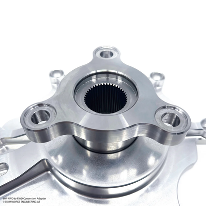DomiWorks Engineering - BMW 8HP AWD TO RWD CONVERSION ADAPTER KIT - 105MM GUIBO