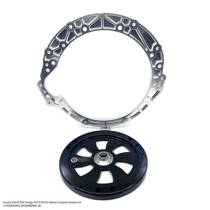 DomiWorks Engineering - TOYOTA 3UR-FE TO DODGE 8HP 70/75/90/95 SCAT PACK HELLCAT ADAPTER KIT