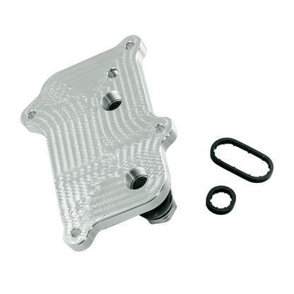 PMC Motorsport - Adapter Oil Cooler Mercedes-Benz V8 M113 + flare fittings