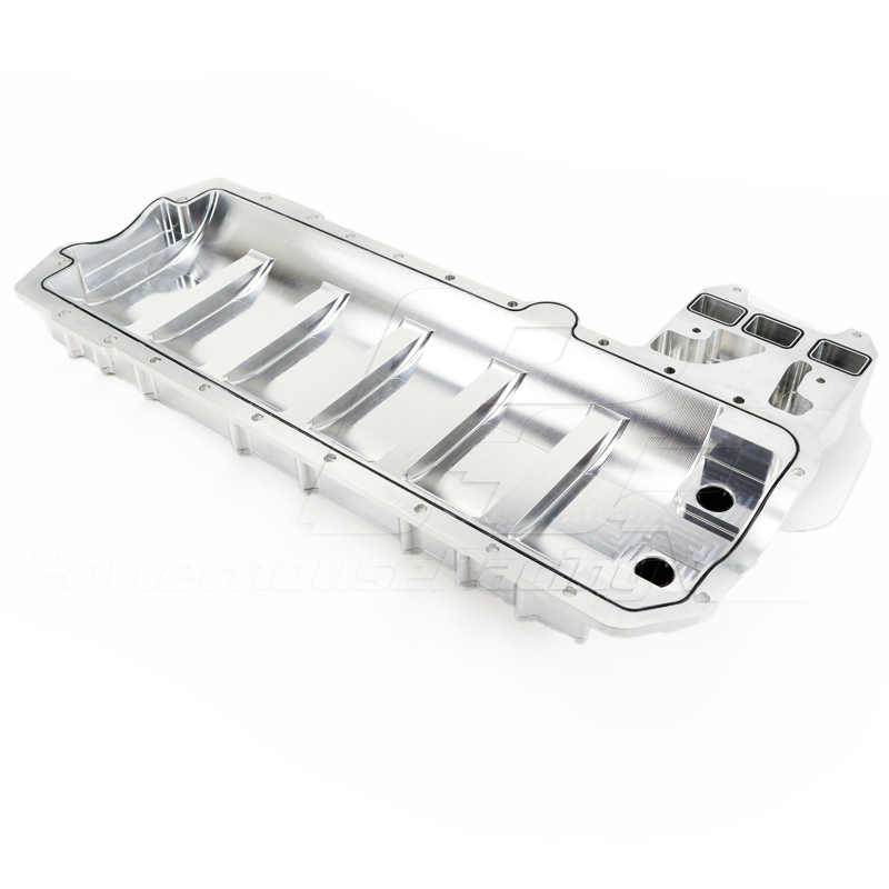 PHR - PHR Billet Dry Sump Pan for 2JZ, Bullet Race Engineering Billet Block
