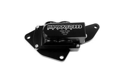 Improved Racing - Oil Cooler Adapter with Thermostat for BMW Engines, Bottom-Exit Lines, 200F Thermostat