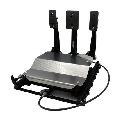 TILTON - 850-Series 3-pedal Underfoot Pedal Assembly with Slider System