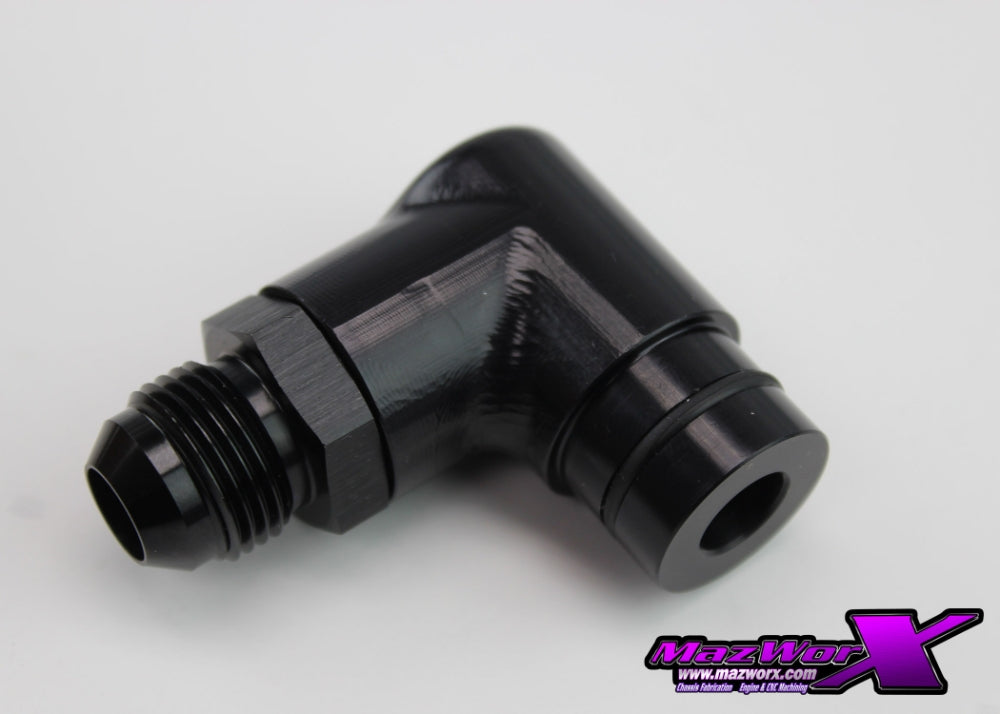 Mazworx - SR20 Breather Adapter, -8AN ORB