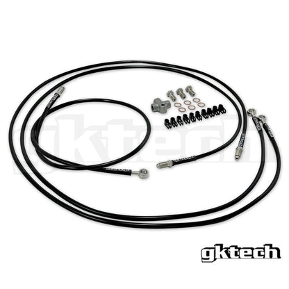 GKTech - FR-S / GR86 / BRZ E-BRAKE BRAIDED BRAKE LINE KIT