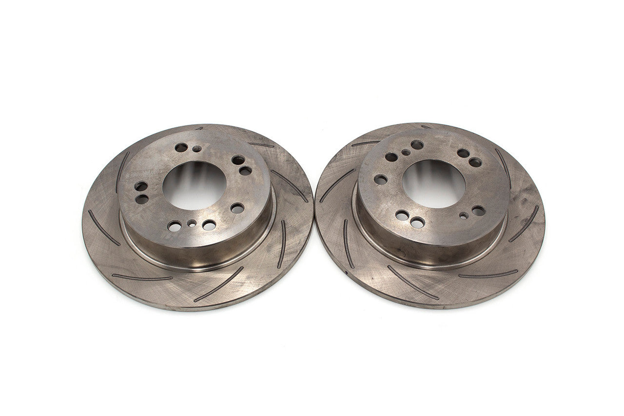 ROFU - Max Street Friction Slotted Rear Rotors Nissan 240SX S13 / S14 - 4 & 5 LUG