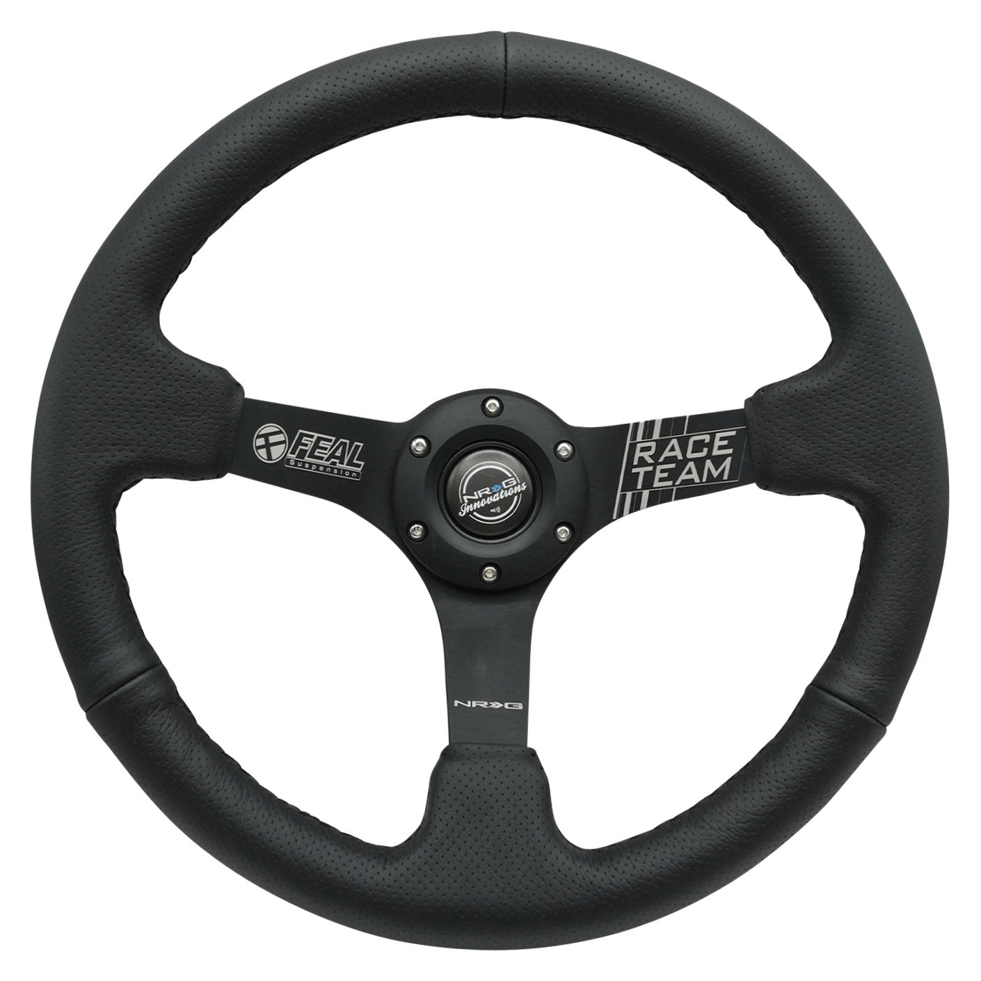 NRG - 350MM DEEP DISH STEERING WHEEL FEAL RACE TEAM SPEC