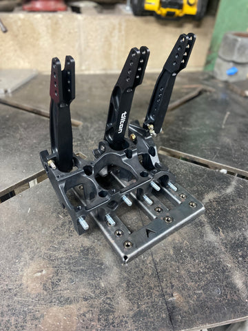 Alaria - Weld-in Tilton 600 series floor mount Pedal Box bracket