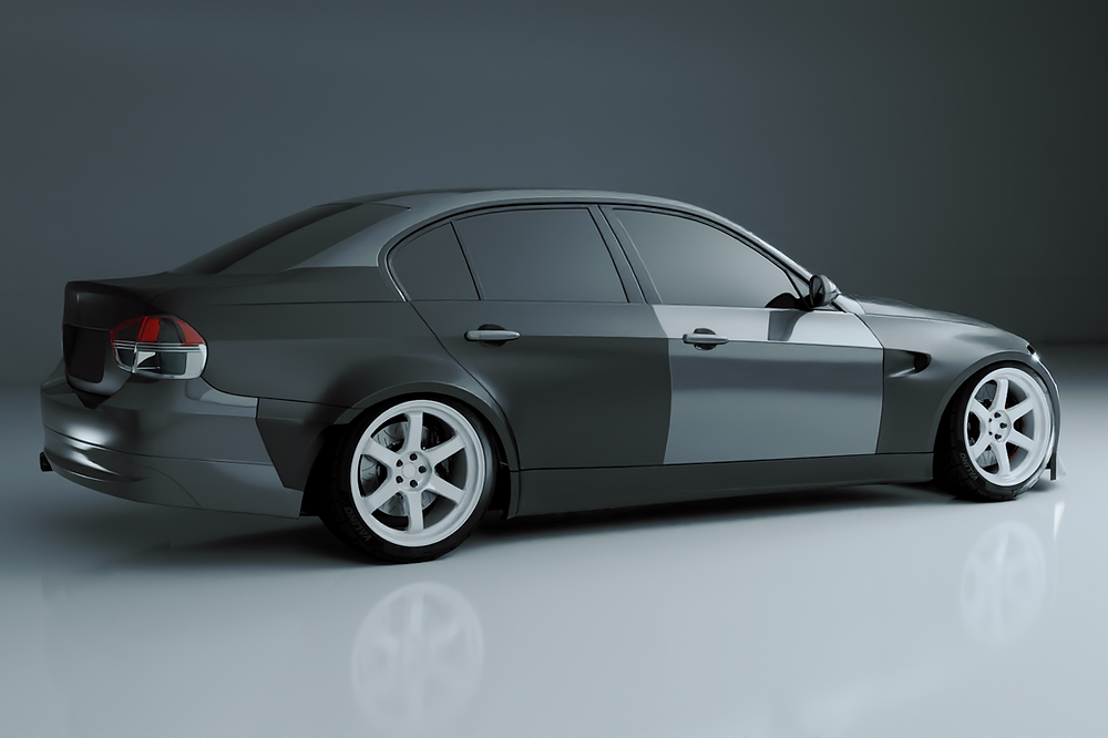 Big Duck Club - BMW E90 Rear Overfenders (65mm)