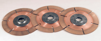 Tilton - OT-185 7.25” 3-Plate Metallic Clutch Disc Packs - "Back-to Back" Hub Configuration