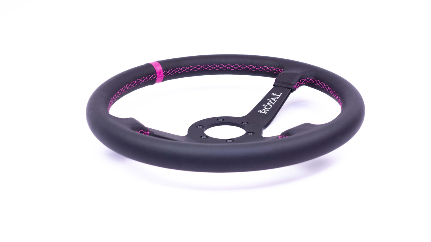 Grip Royal - Brute – 350mm – Leather – Pink TDC – Pink Stitch