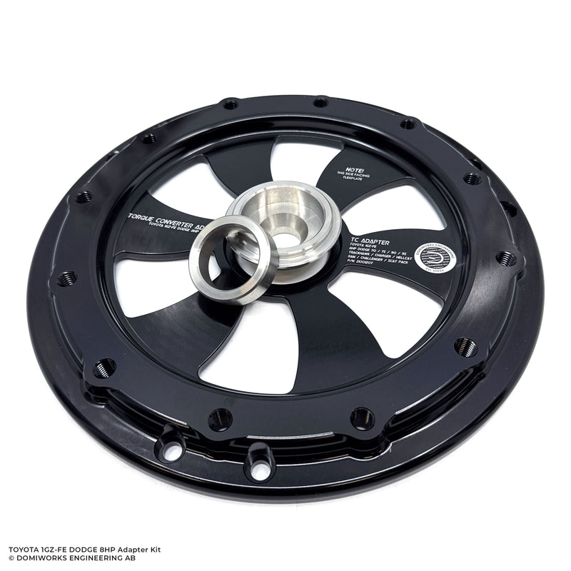 DomiWorks Engineering - TOYOTA 1GZ-FE V12 TO DODGE 8HP 70/75/90/95 ADAPTER KIT