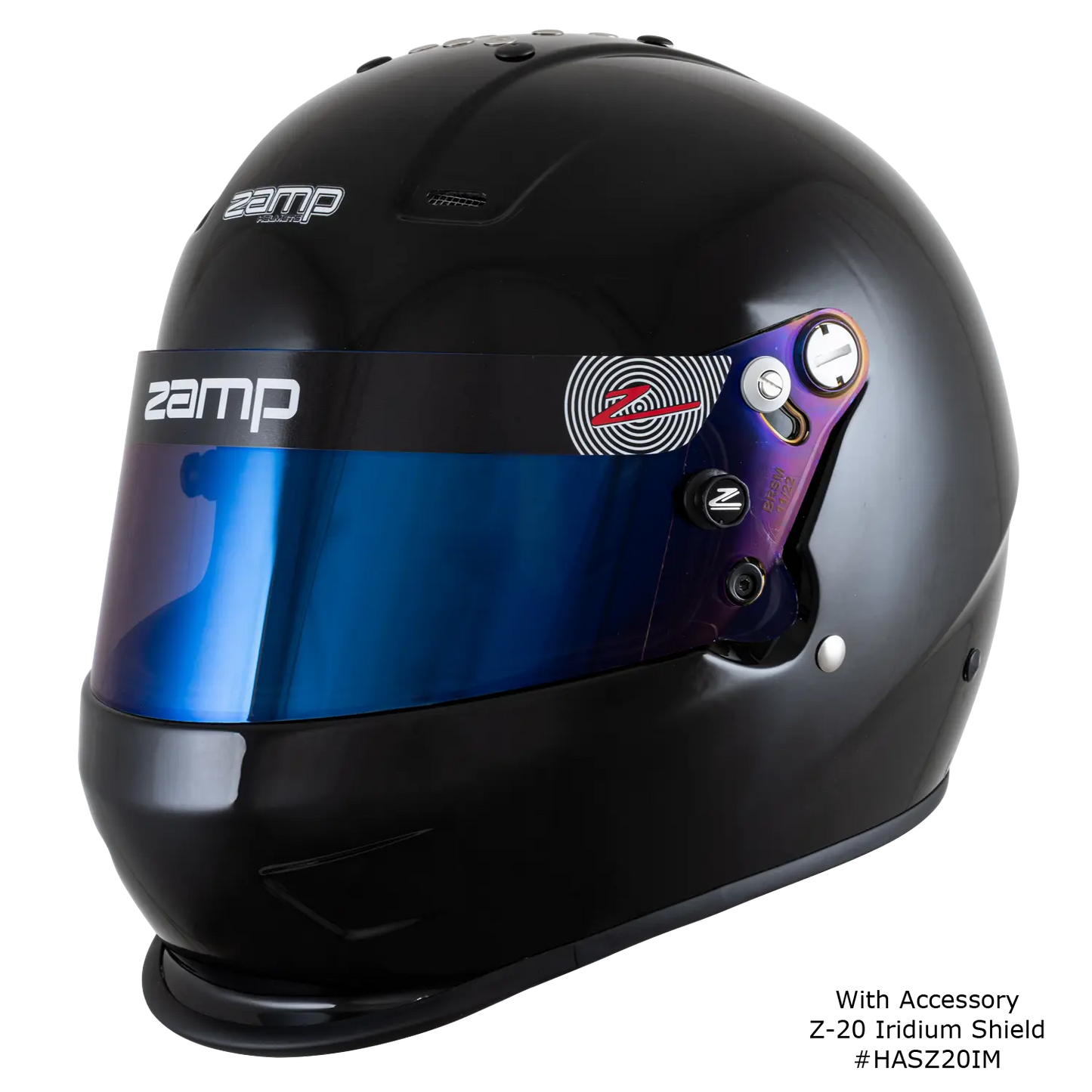 Zamp RZ-38 DIRT SNELL SA2025 Gloss Black X-Small Z-20 Clear Shield Series 29 Interior