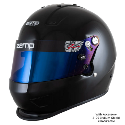 Zamp RZ-38 DIRT SNELL SA2025 Gloss Black X-Small Z-20 Clear Shield Series 29 Interior