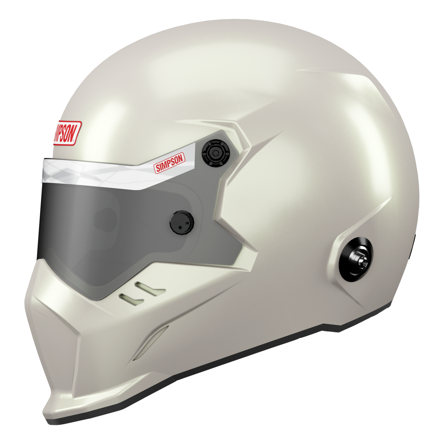 SIMPSON - KINGSNAKE HELMET SA2025 - PEARL WHITE