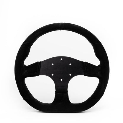 Max Papis Innovations - GT2-13-B D-Shaped Suede Steering Wheel