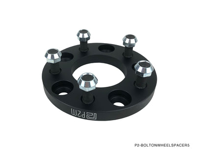 P2M - 15MM PCD CONVERSION SPACER : 5X100 -> 5X114 / M12X1.50 STUD / 54.1 BORE