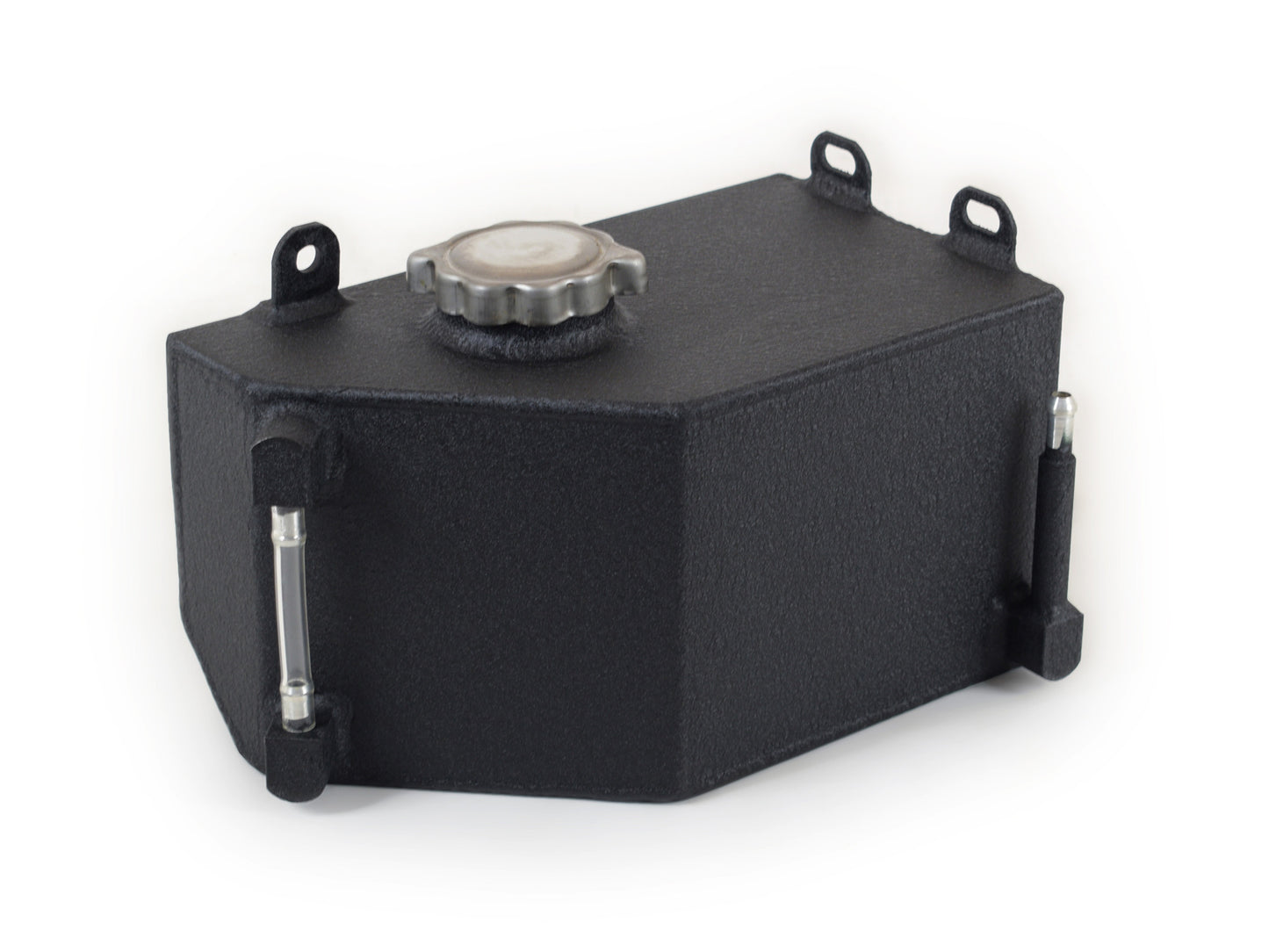 Canton - Tanque de recuperación de aluminio para 1984-1996 Corvette Black Powdercoat
