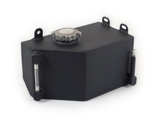 Canton - Aluminum Recovery Tank For 1984-1996 Corvette Black Powdercoat