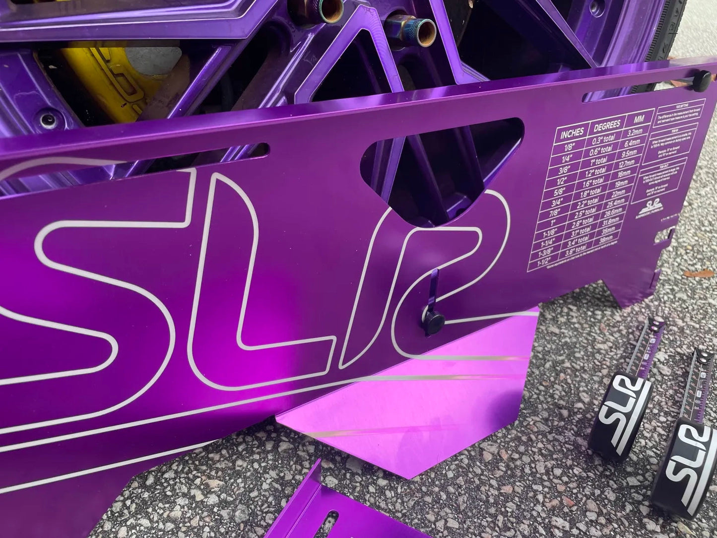 SLR Speed - SLR Toe Plates for Racing & Drifting - Wheel Alignment Setting