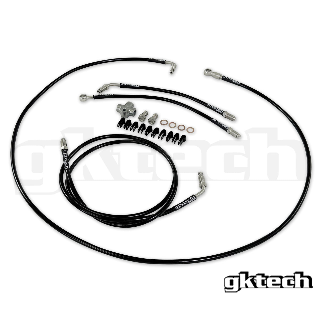 GKTech - STAINLESS STEEL BRAIDED TEFLON LINED ABS DELETE KIT