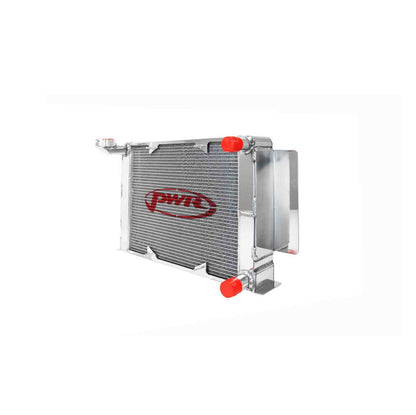 PWR - 55mm Performance Radiator (Mazda RX2-RX7 Series 1-3 12AT/13BT Rotary 70-85) W/ 16″ SPAL Fan Mounts