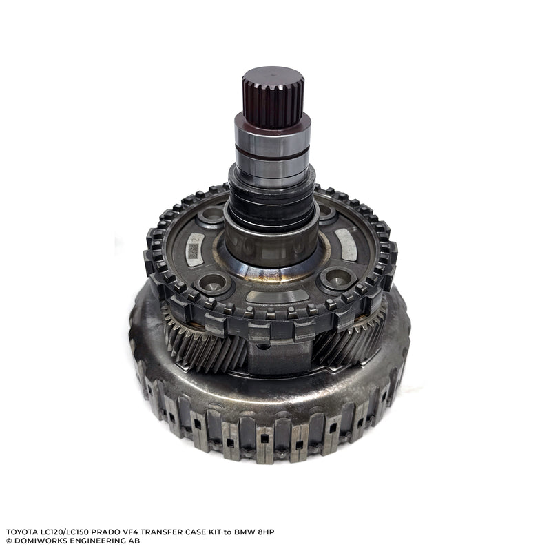 DomiWorks Engineering - TOYOTA LC120 LC150 PRADO VF4 TRANSFER CASE ADAPTER KIT TO BMW 8HP