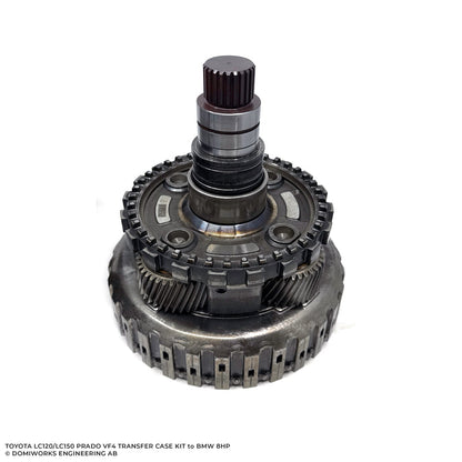DomiWorks Engineering - TOYOTA LC120 LC150 PRADO VF4 TRANSFER CASE ADAPTER KIT TO BMW 8HP