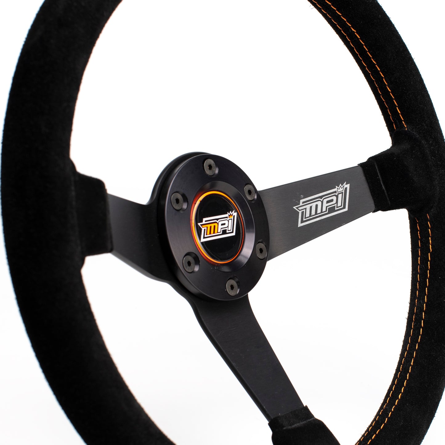 Max Papis Innovations - DO-H60-A Medium Dish Suede Steering Wheel