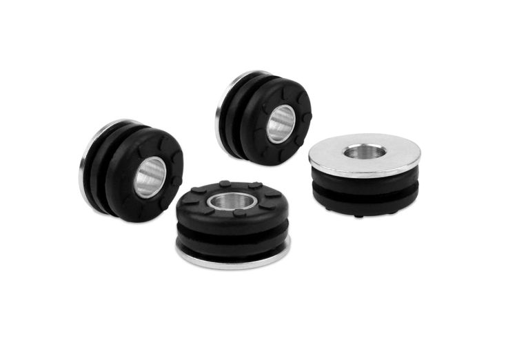 Improved Racing - Vibration Isolation Rubber Grommet & Insert for Oil Cooler Brackets, 4-PACK