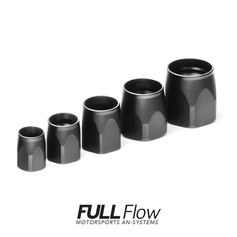 Nuke Performance - AN Hose End Fitting Spare Socket AN-8, Black
