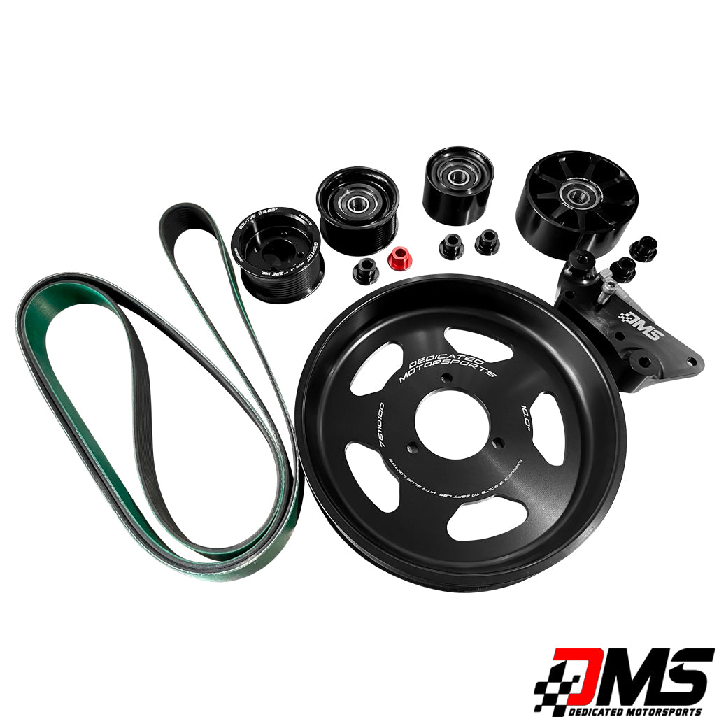 Dedicated Motorsports - 10 Rib Pulley Kit for Kong and Magnuson 2650 Superchargers