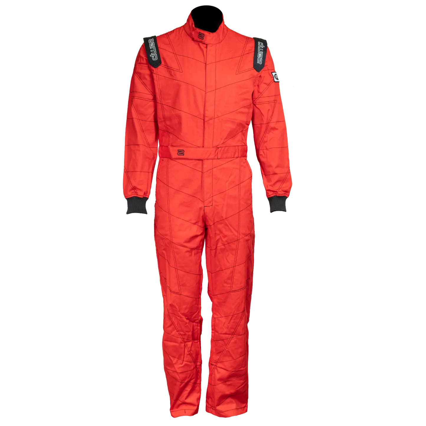 Zamp ZR-11 SFI 3.2A/1 Red Single Layer Youth Race Suit Medium