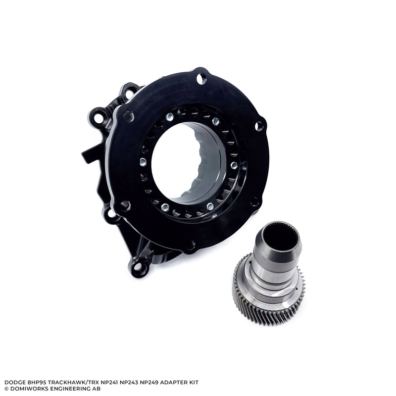 DomiWorks Engineering - NP 231/241/242/243/246/249 TRANSFER CASE ADAPTER KIT TO DODGE 8HP95 TRACKHAWK/TRX