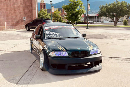 KBD - BMW E46 3 Series 2DR 4DR 1999-2005 ISB Style 4 Piece Polyurethane Full Body Kit (37-6884)