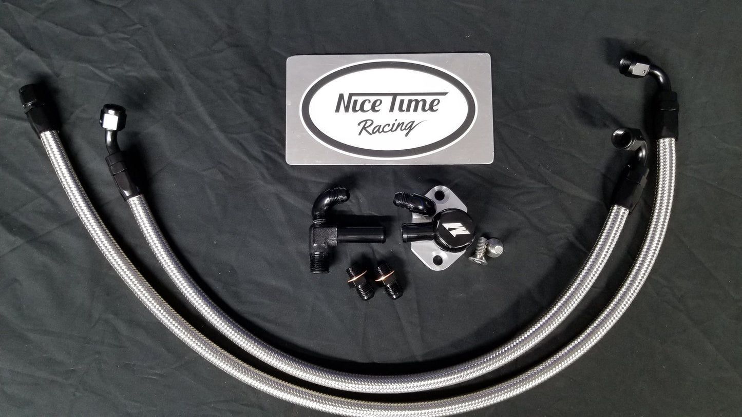 Nice Time Racing KA24DE/KA24E Turbo Plumbing kit SR Location