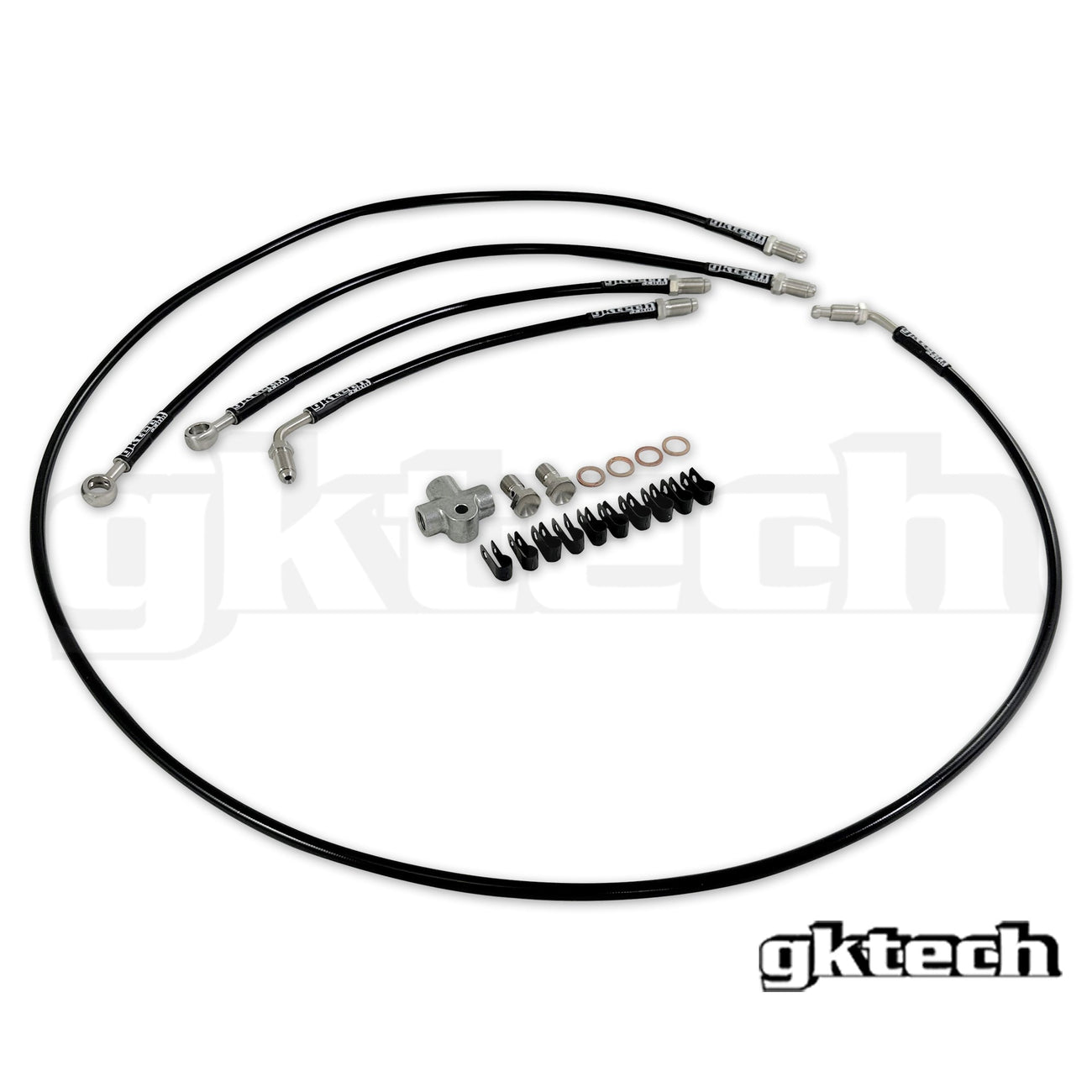 GKTech - STAINLESS STEEL BRAIDED TEFLON LINED ABS DELETE KIT