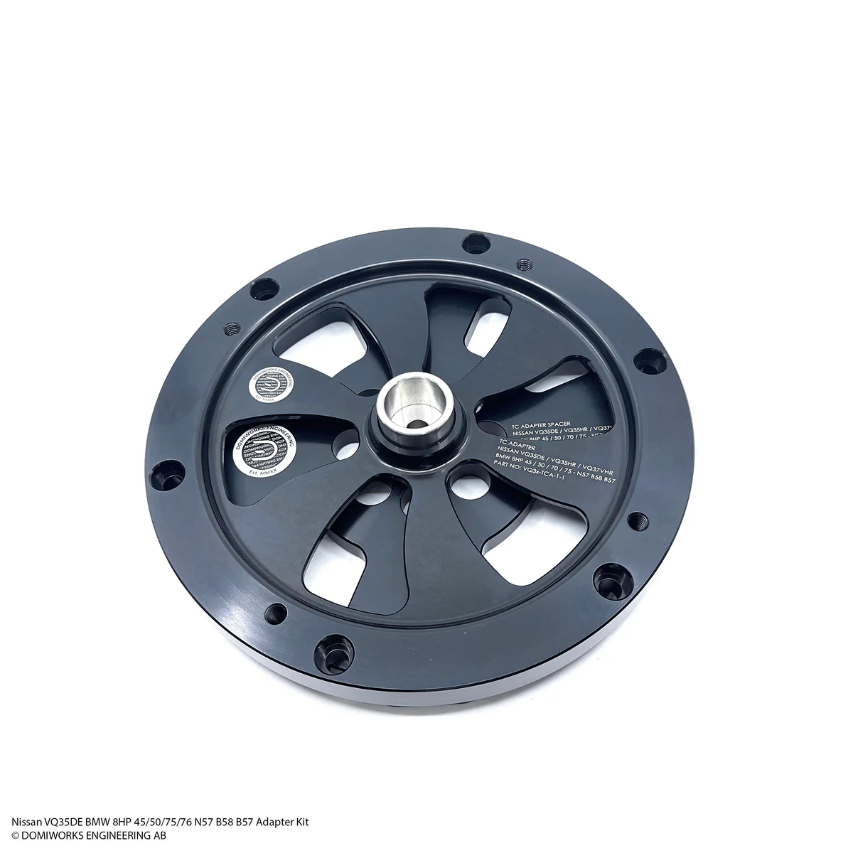 DomiWorks Engineering - NISSAN VQ35DE TO BMW 8HP 45/50/70/75 N57 B57 B58 ADAPTER KIT