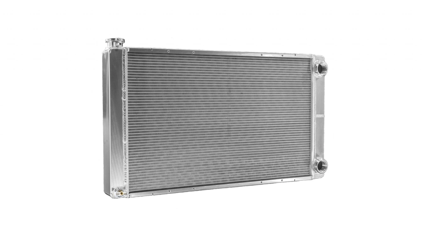 PWR - 55mm Universal Performance Radiator (PWR Open 33″ x 18.5″) -20 AN Port Inlet & Low Outlet