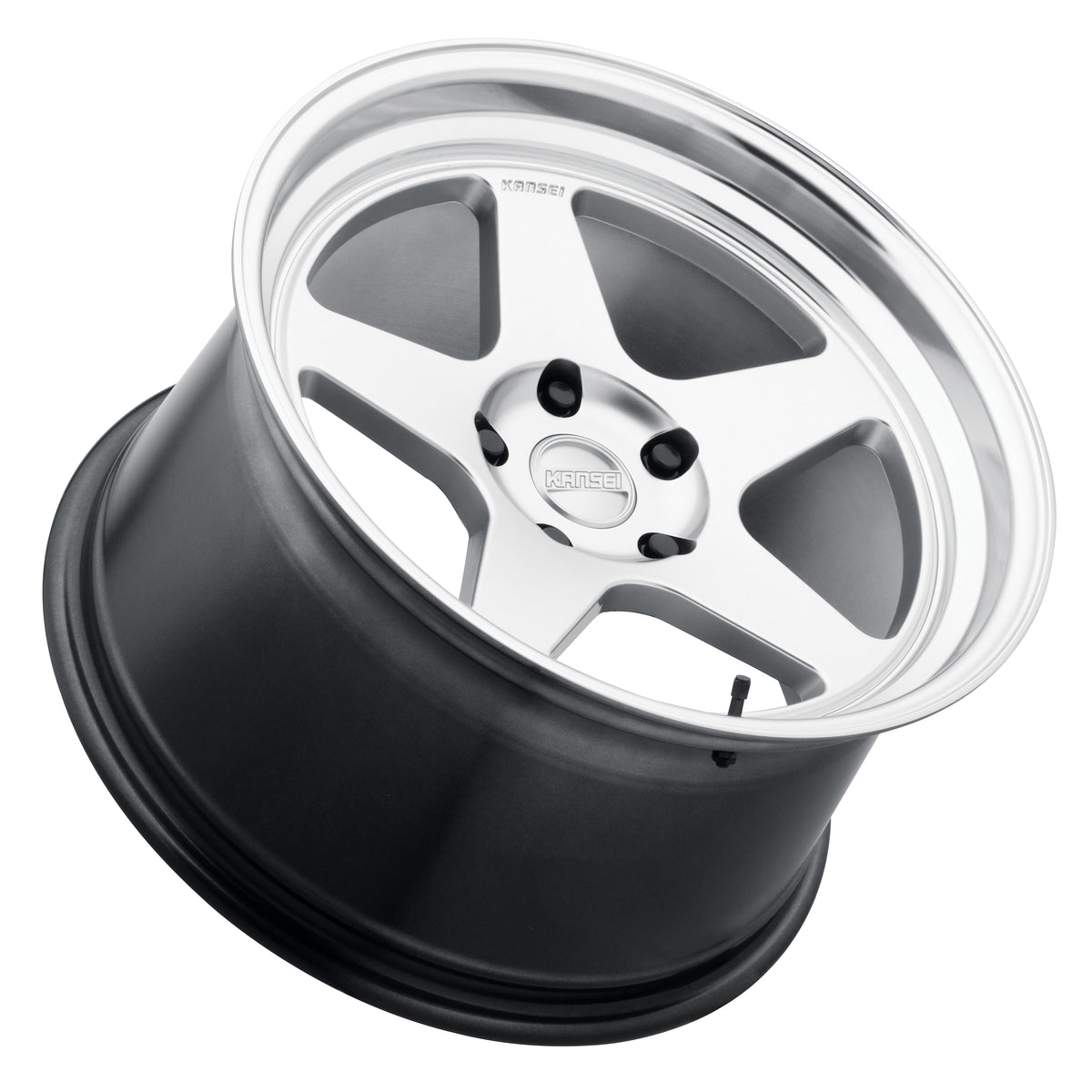 Kansei Wheels - KNP - Hyper Silver with Bright Machined Lip