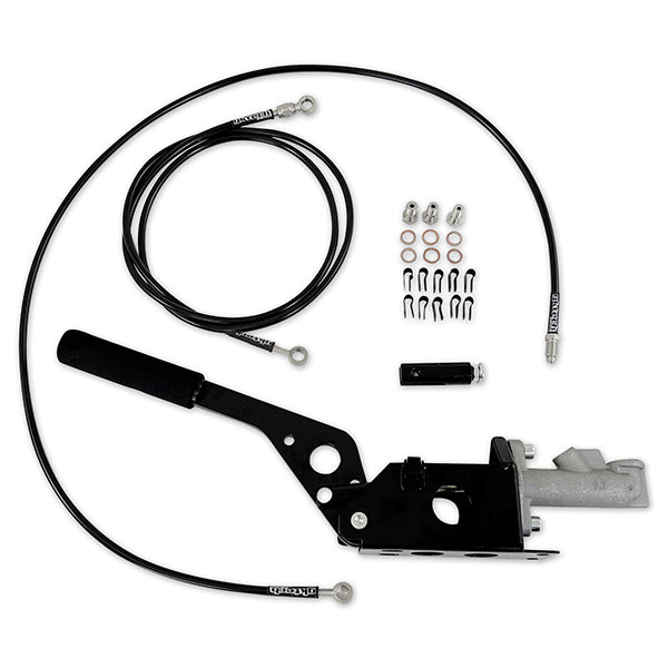 GKTech - BUDGET HYDRAULIC E-BRAKE ASSEMBLY AND IN-LINE BRAIDED LINE KIT