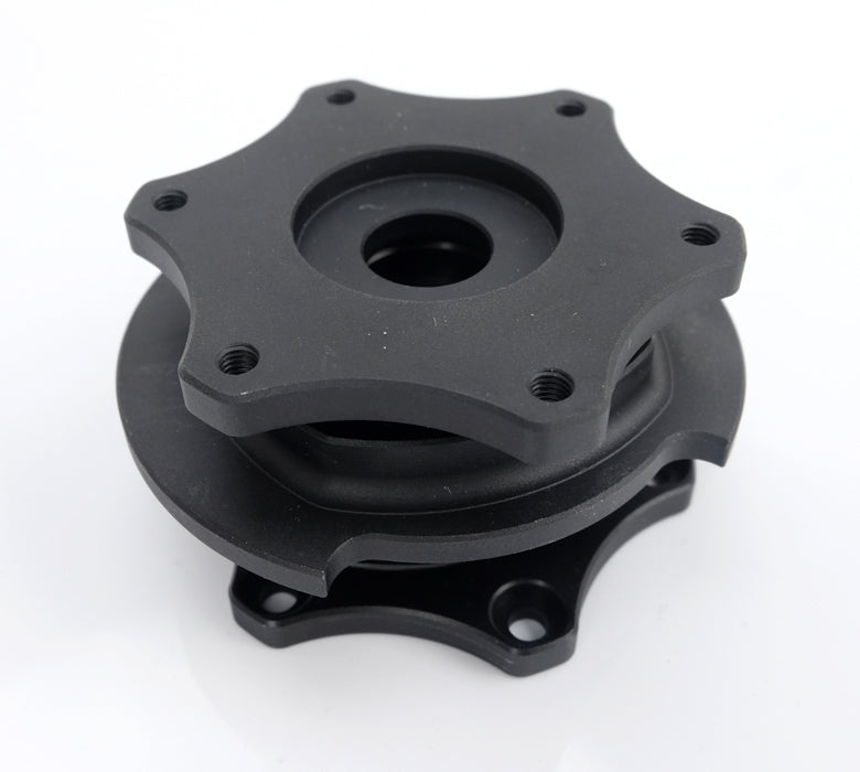 NRG SFI KEY WAY TYPE QUICK RELEASE MATTE BLACK-BLACK