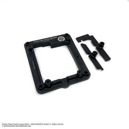 DomiWorks Engineering - SHIFTER PLATE TOYOTA SUPRA MKIV - OEM 8HP/DCT SHIFTER