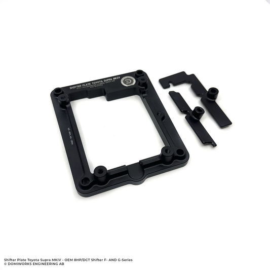 DomiWorks Engineering - SHIFTER PLATE TOYOTA SUPRA MKIV - OEM 8HP/DCT SHIFTER