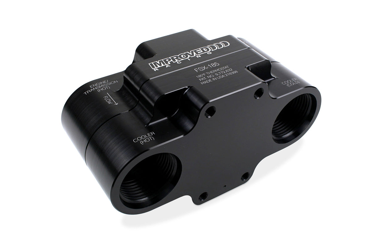 Improved Racing - Flow Series Extreme remote oil thermostat, high flow applications, 185F