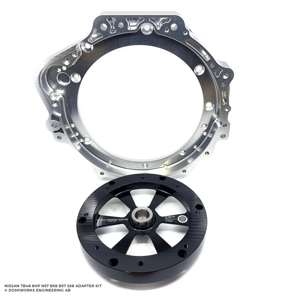 DomiWorks Engineering - NISSAN TB48 TO BMW 8HP N57 B58 B57 S58 N57 N63 N74 ADAPTER KIT