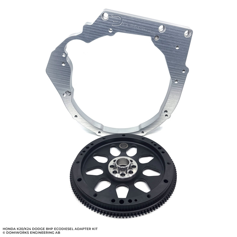 DomiWorks Engineering - HONDA K20/K24 TO DODGE 8HP RAM ECODIESEL / MASERATI GHIBLI ADAPTER KIT