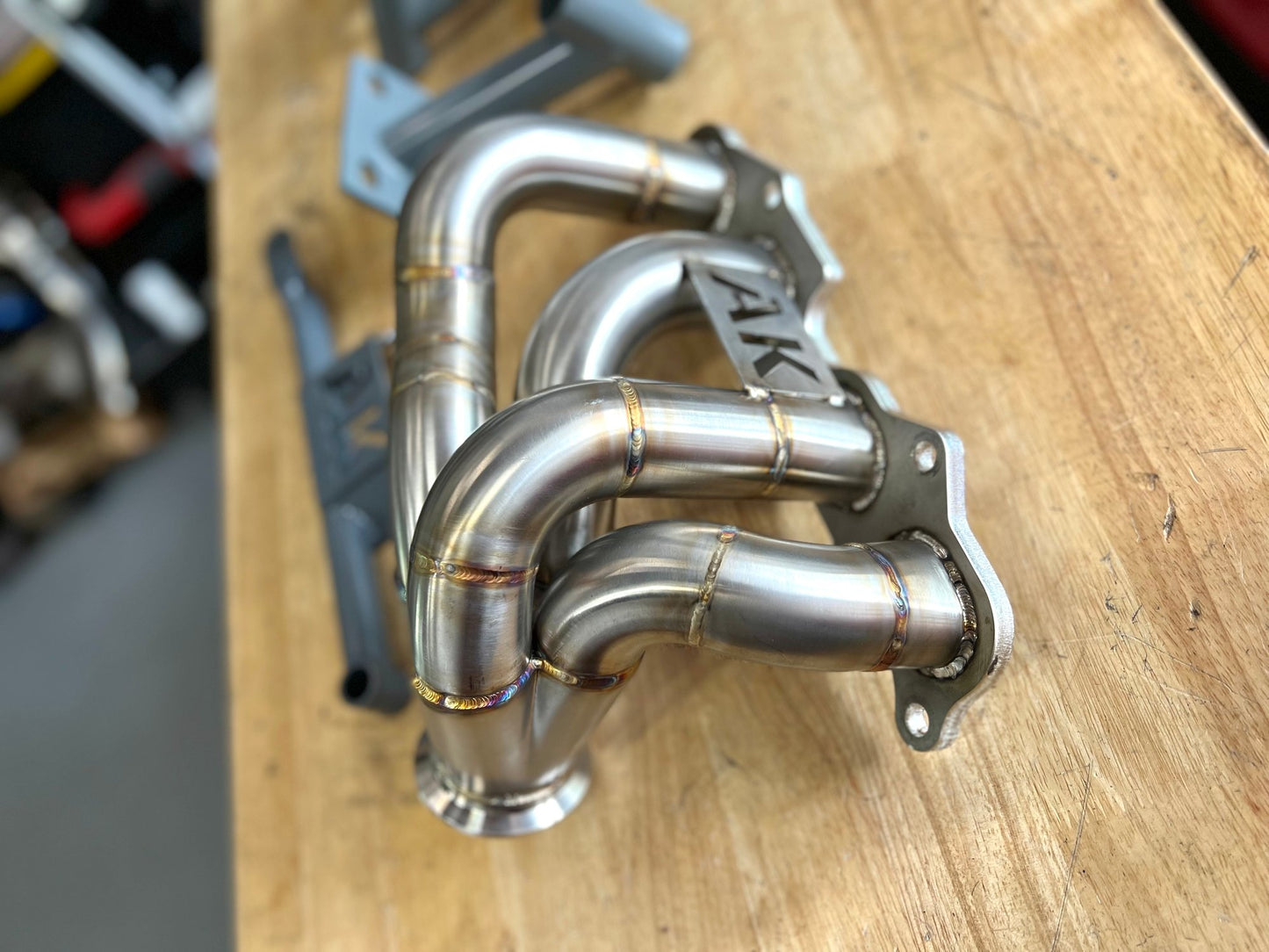AK 3SGE BEAMS TO E30 SHORTY HEADERS